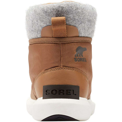 Sorel Women's Explorer II Carnival Felt Bootie NL4454-242 Velvet tan, blackened brown