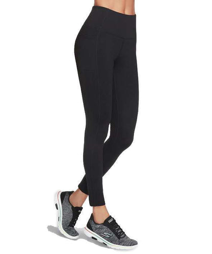 Skechers Women's GO WALK High Waist Legging W03LG30B GRAY / PURPLE
