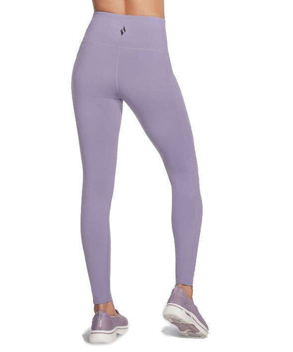 Skechers Women's GO WALK High Waist Legging W03LG30B GRAY / PURPLE