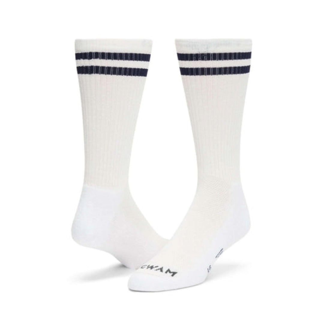 WIGWAM Postal Lite crew socks featuring lightweight breathable knit construction, cushioned everyday comfort, and durable work-ready crew styling