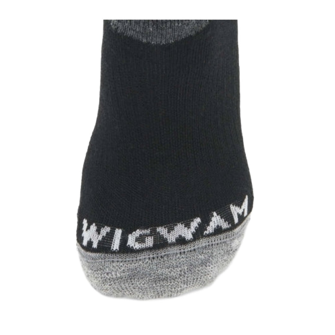WIGWAM Snow Junkie Lightweight Over-The-Calf  Socks - BLACK