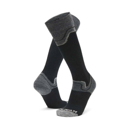 WIGWAM Snow Junkie Lightweight Over-The-Calf  Socks - BLACK