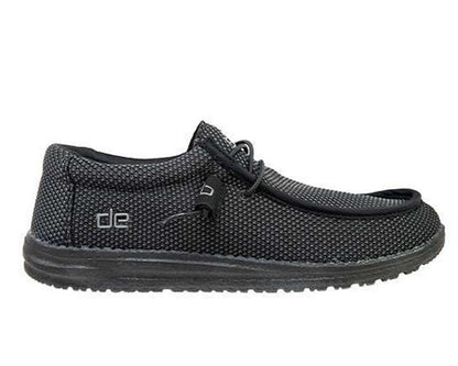 Hey Dude Men's Wally Sox Black Shoes