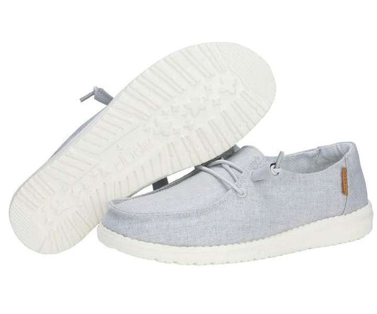 Hey Dude Women's Wendy Chambray - Light Grey 121413058 