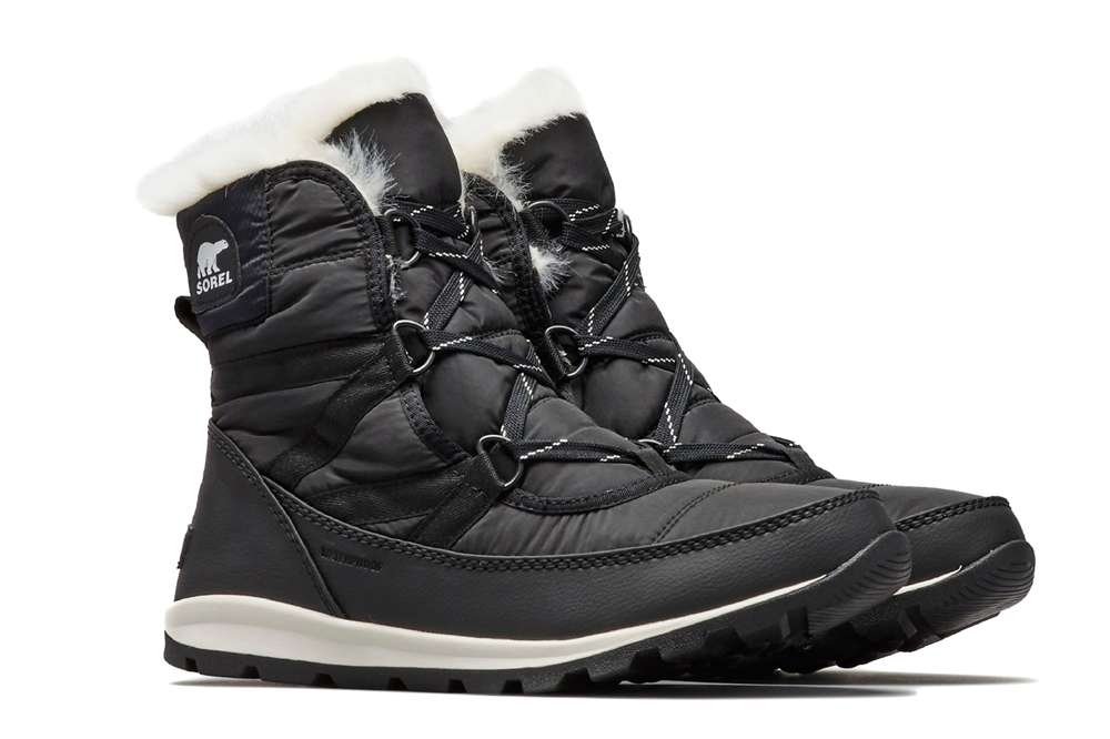 Whitney Short Lace Boot NL2776-010 Black, Seasalt