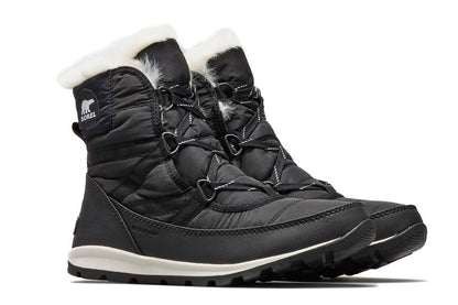 Whitney Short Lace Boot NL2776-010 Black, Seasalt