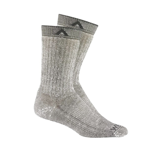 Wigwam women’s merino wool hiking socks in crew length, featuring cushioned knit design and durable construction for outdoor comfort and warmth