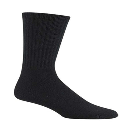V Wigwam Super 60 Crew Socks 3 Pack - Black
