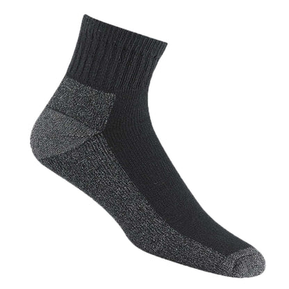 Wigwam Men's At Work Quarter 3-Pack Socks #s1360-052  Black