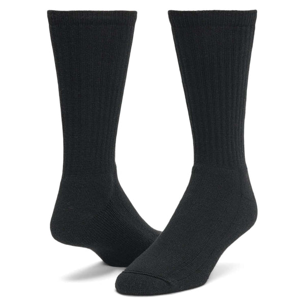 Wigwam Super 60 Crew Socks (3 Pack) (Black)