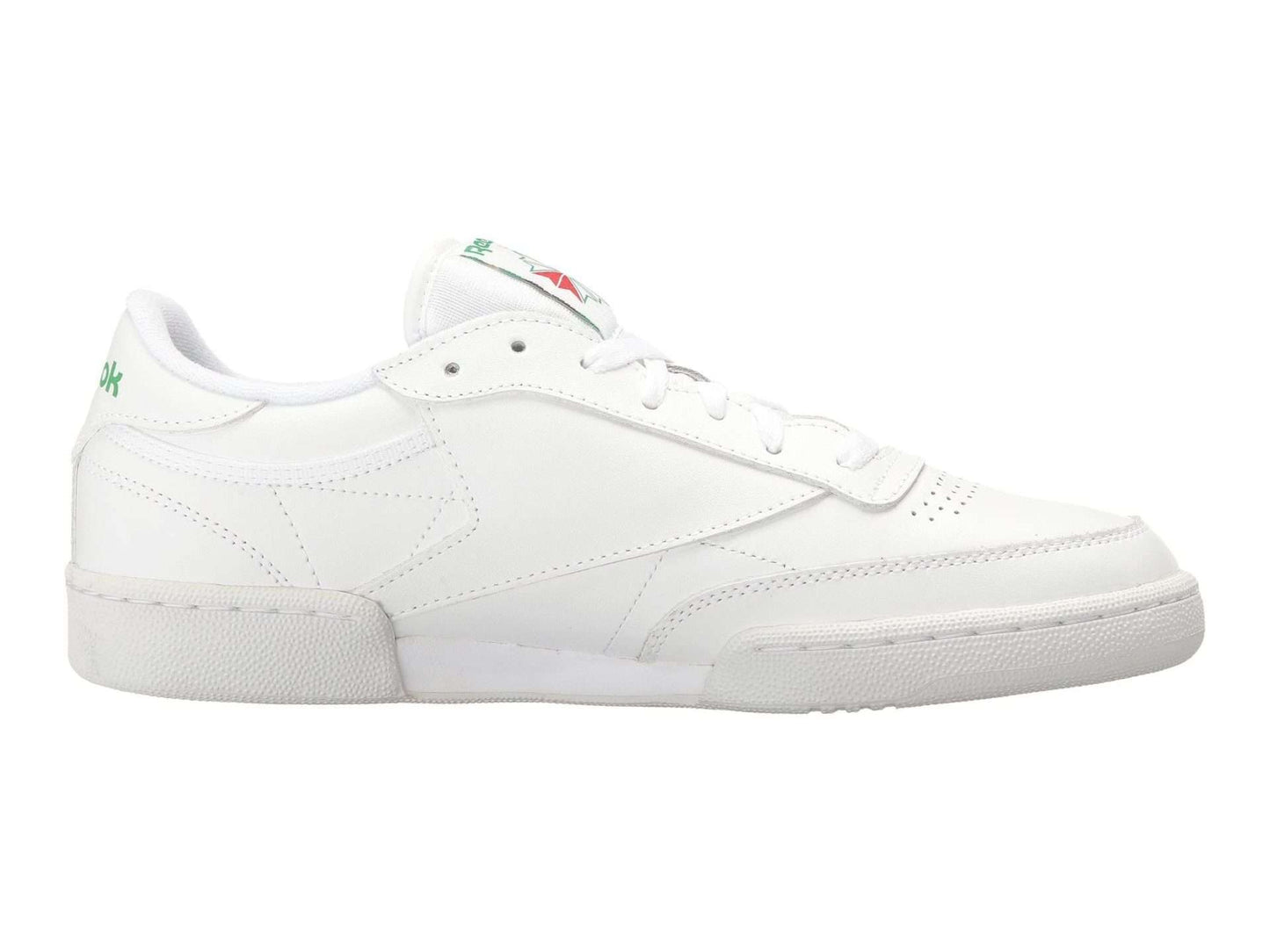 Reebok Men's Classic CLUB C 85 Shoes ,AR0456,White / Green