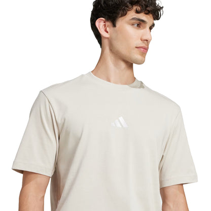 adidas Men's Essentials Small Logo Single Jersey Tee image 3