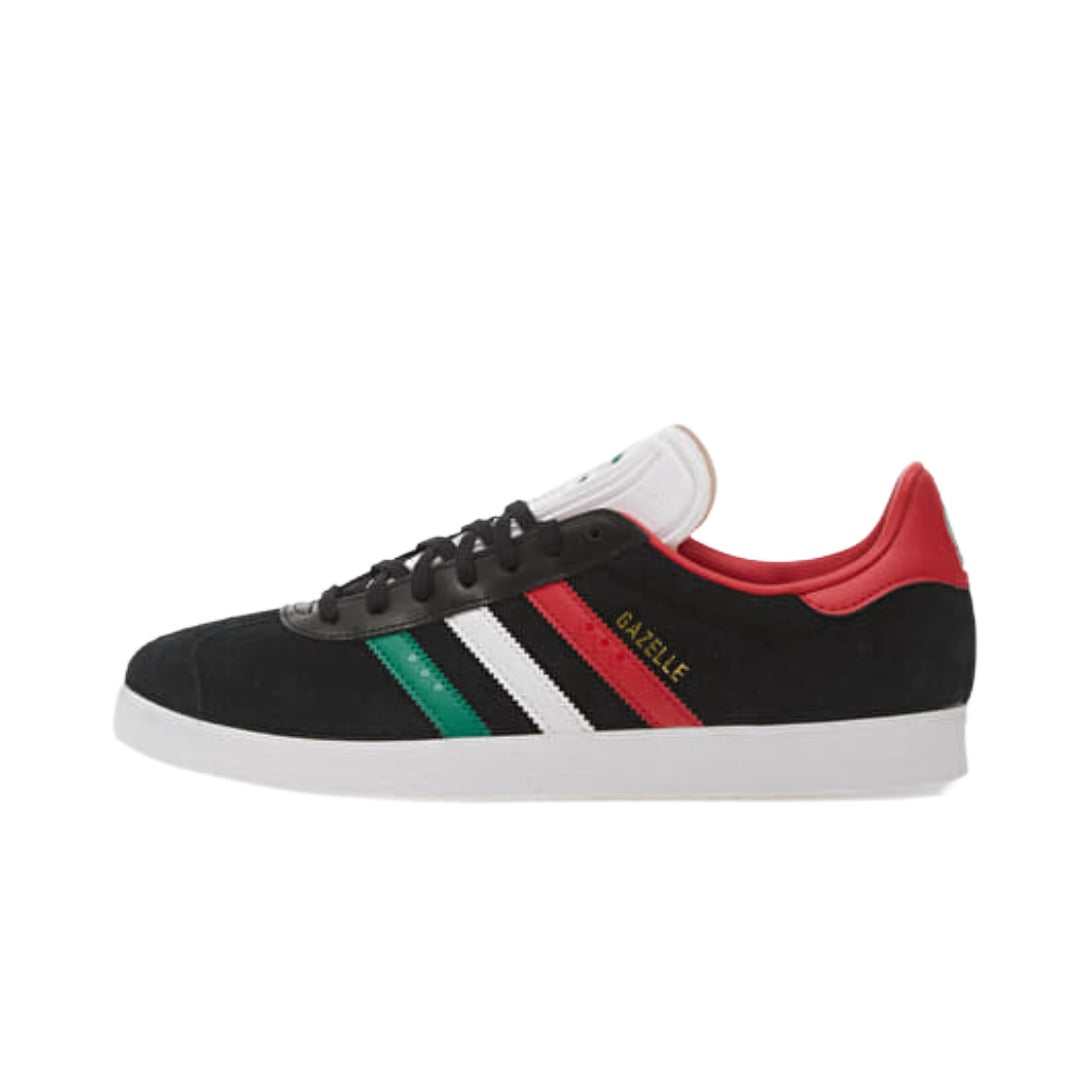 adidas Gazelle Soccer Shoes - Core Black Ftwr White/Better Scarlet