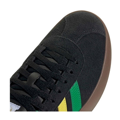 adidas Mens Vl Court 3.0 Lace Up Sneakers Shoes -  Black/Green/Pure Ruby