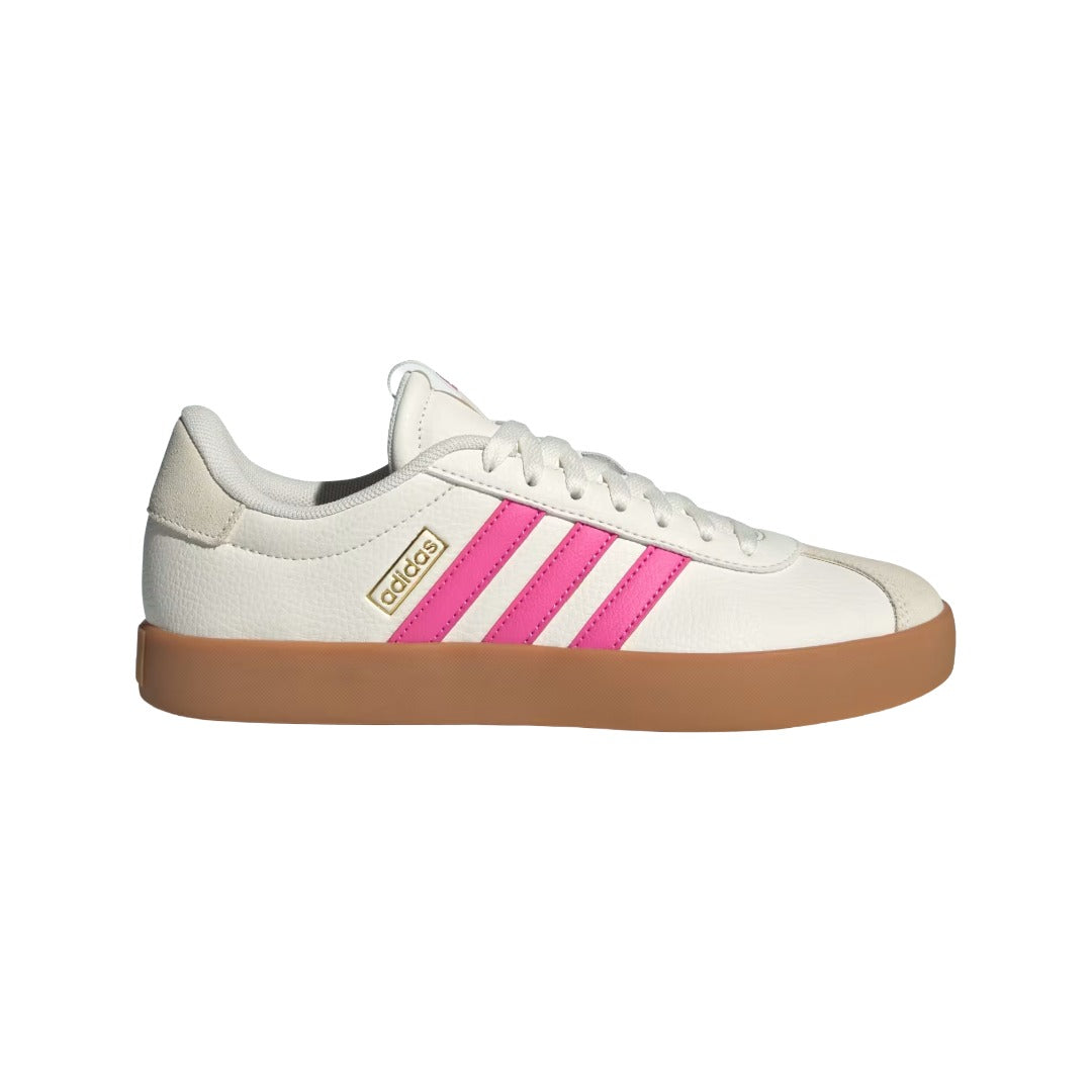 adidas Women’s VL Court 3.0 Shoes in suede with classic 3-Stripes design, cushioned midsole, and durable rubber outsole for everyday wear.