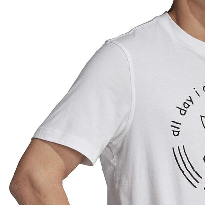 adidas Men's Originals Hand Drawn T-Shirt  - White