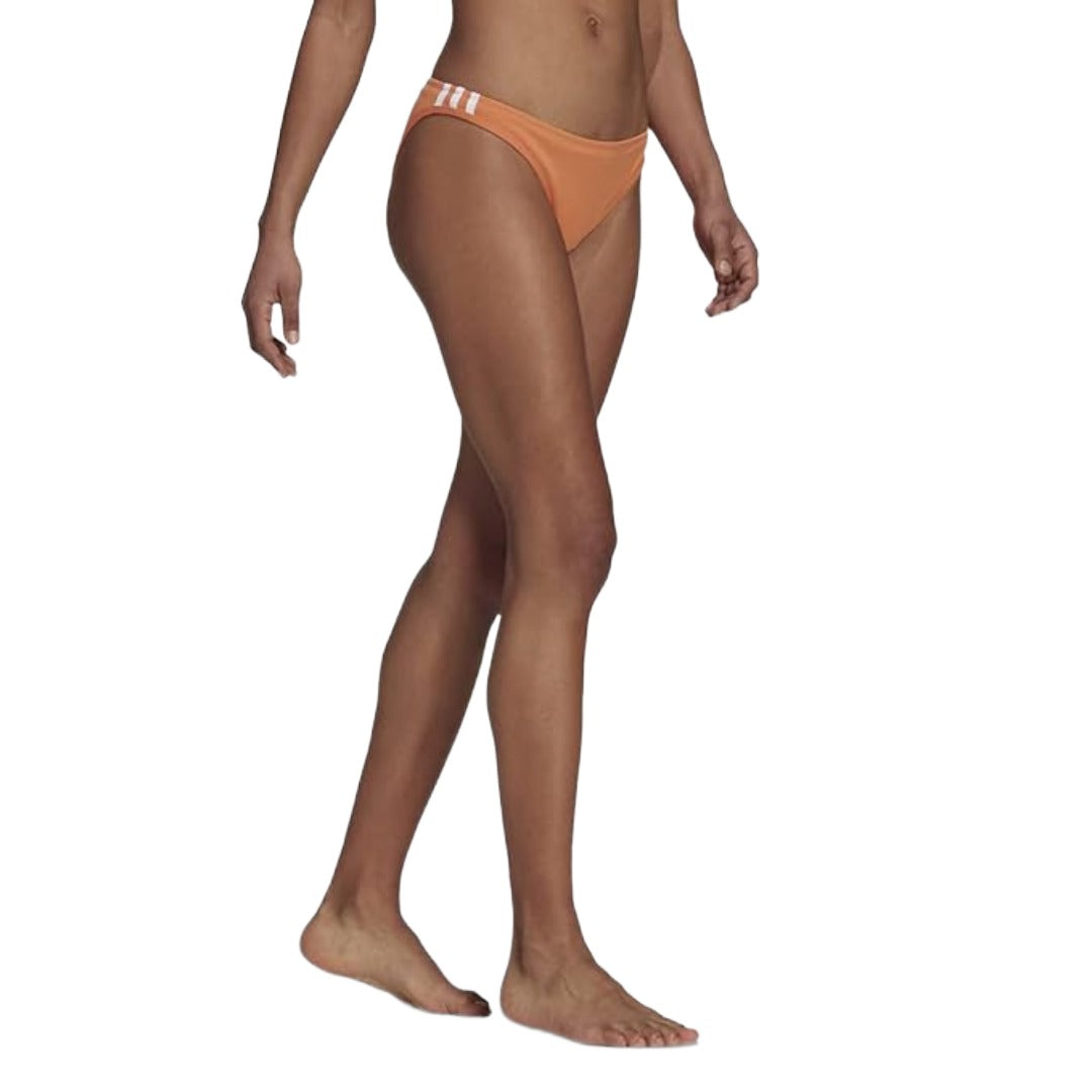 adidas Originals Women's Adicolor Classics Primeblue Bikini Bottom - Orange/Hazy Copper-orange
