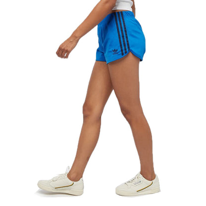 adidas Originals Women's 3 Stripes Short Sport Pants - Blue