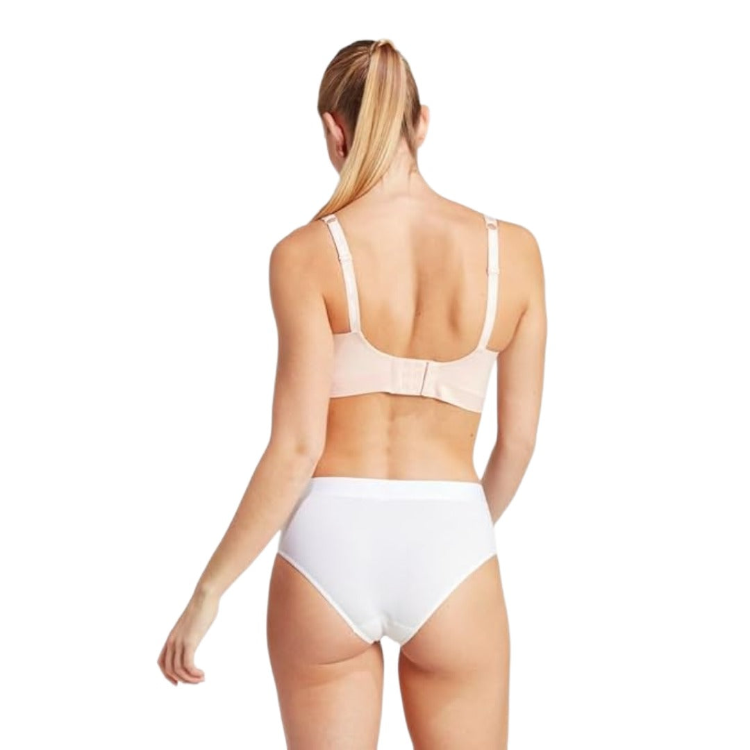 adidas Women's Naked Seamless 2 Ply Bra - Peach Whip