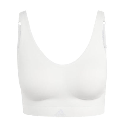 adidas Women's Naked Seamless 2 Ply Bra - Dash Grey/Light Purple