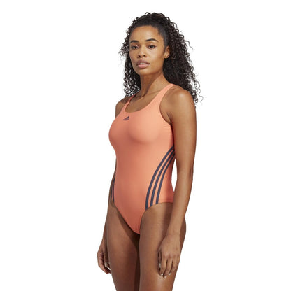 adidas 3 Stripes Swimsuit - Yellow Mustard
