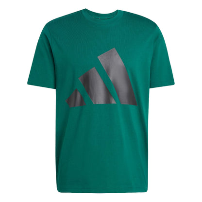 adidas Men's Essentials Big Logo Tee in classic crewneck style with bold chest logo

