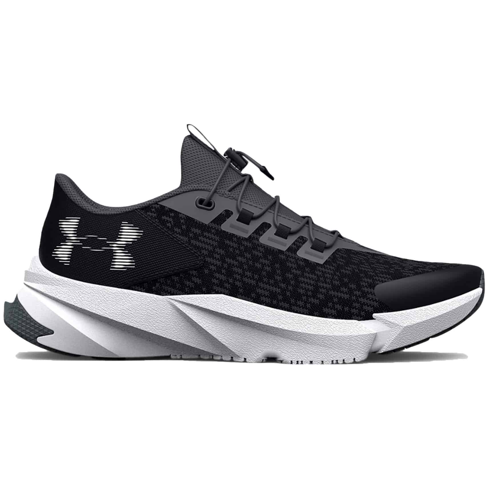 Under Armor Boy's UA Scramjet 5 Running Shoes - Black / Pitch Gray 3025535-002