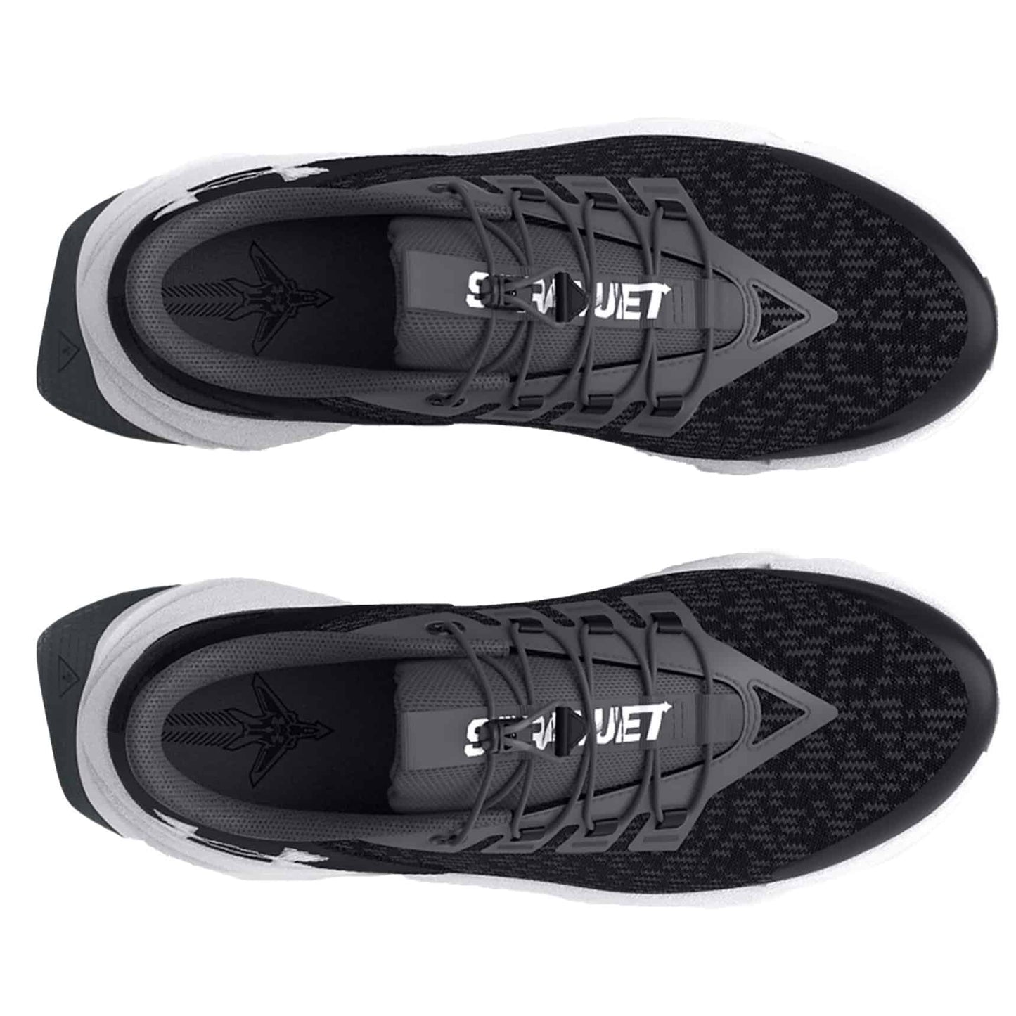 Under Armor Boy's UA Scramjet 5 Running Shoes - Black / Pitch Gray 3025535-002