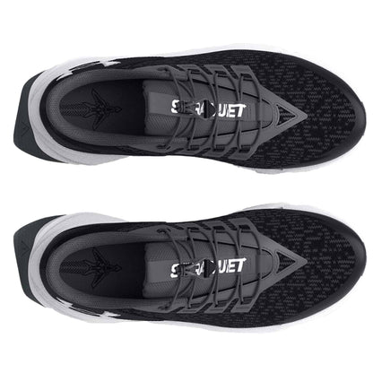Under Armor Boy's UA Scramjet 5 Running Shoes - Black / Pitch Gray 3025535-002
