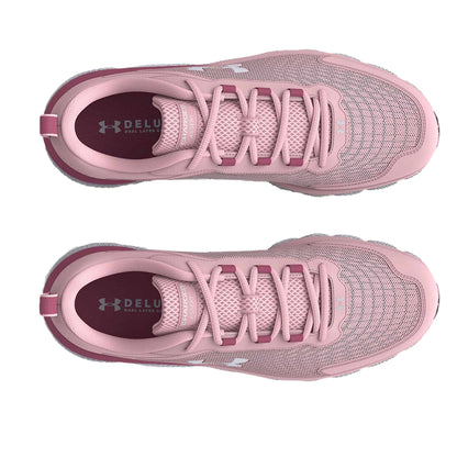 Under Armour Women's Charged Assert 9 Marble Wide D Running Shoes - Prime Pink / Black 3025951-600