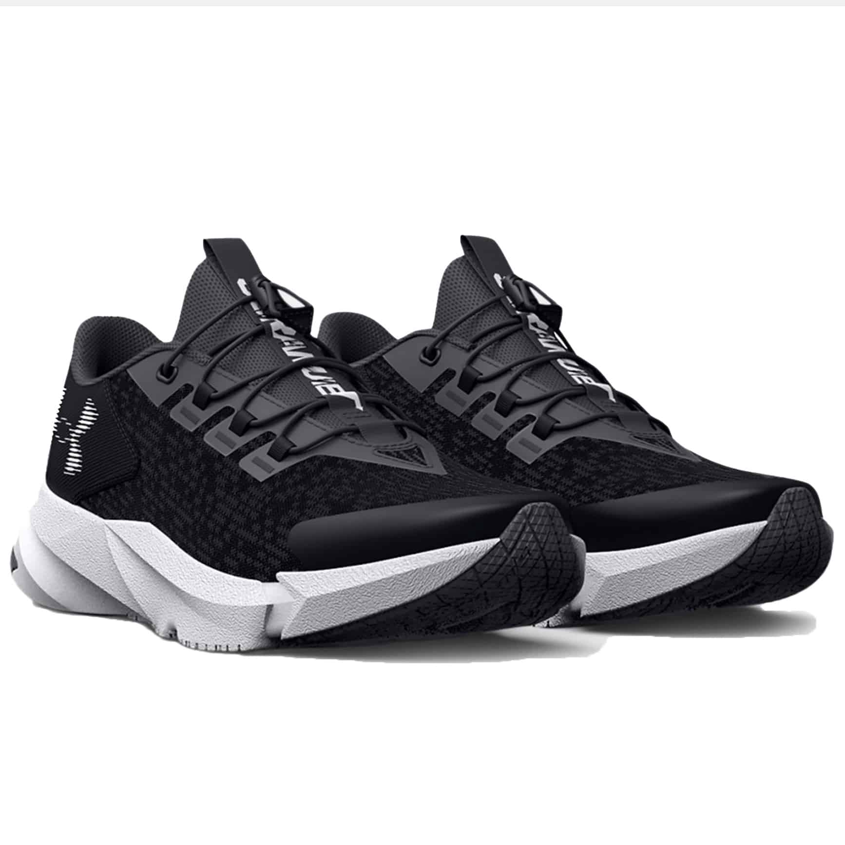 Under Armor Boy's UA Scramjet 5 Running Shoes - Black / Pitch Gray 3025535-002