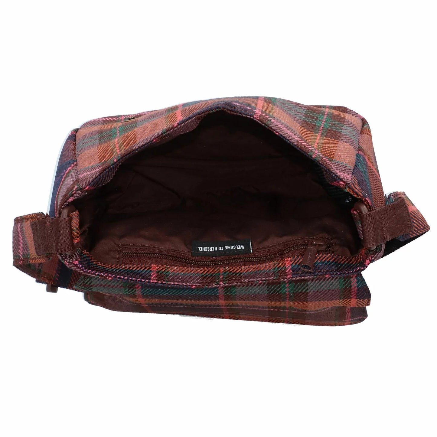 Herschel Retreat Crossbody Bag Mini - Slate Rose Plaid 11094-05699