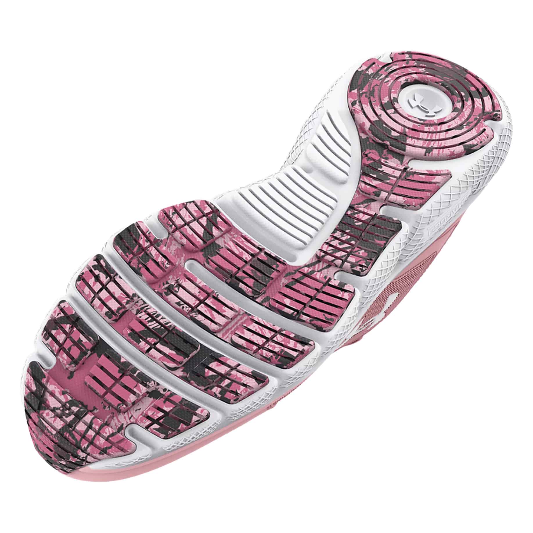 Under Armour Women's Charged Assert 9 Marble Wide D Running Shoes - Prime Pink / Black 3025951-600