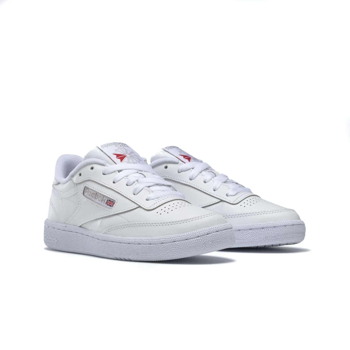 Reebok Classic Women's CLUB C 85 Shoes,BS7685,White / Light Grey