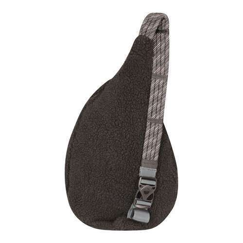 Kavu Rope Fleece Sling Bag - Jet Black