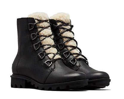 Phoenix Short Lace Cozy Boot #NL3415-010 Black