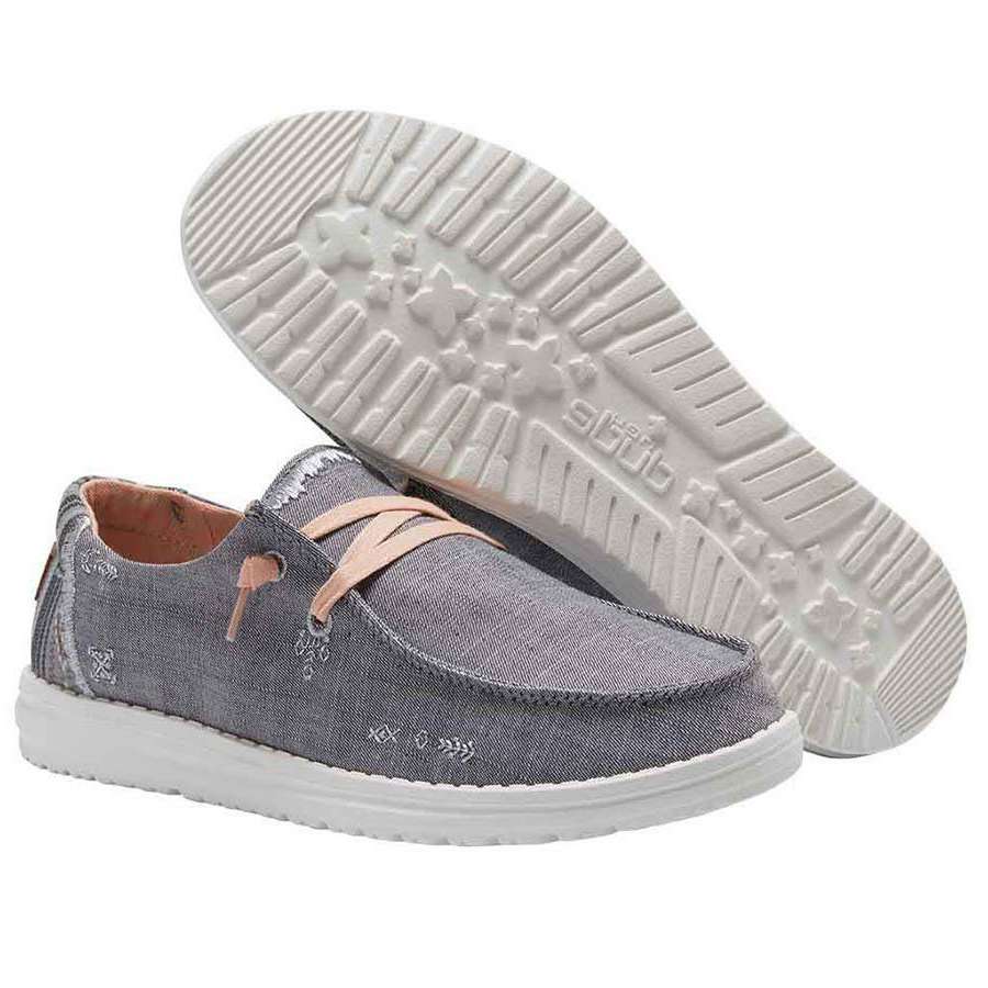 Hey Dude Women's Wendy BOHO - Grey 121413238