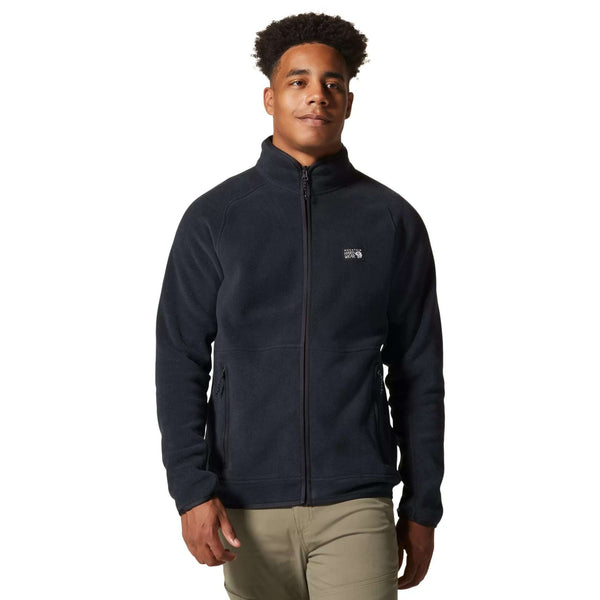 Mountain Hardwear Men's Polartec® Double Brushed Full Zip Jacket - Black