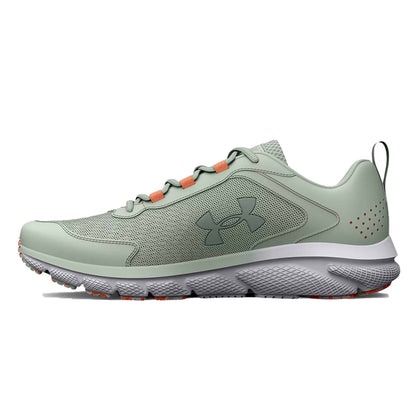 Under Armour Women's Charged Assert 9 Marble Wide D Running Shoes - Illusion Green / Afterglow 3025951-300