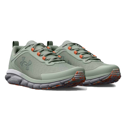 Under Armour Women's Charged Assert 9 Marble Wide D Running Shoes - Illusion Green / Afterglow 3025951-300