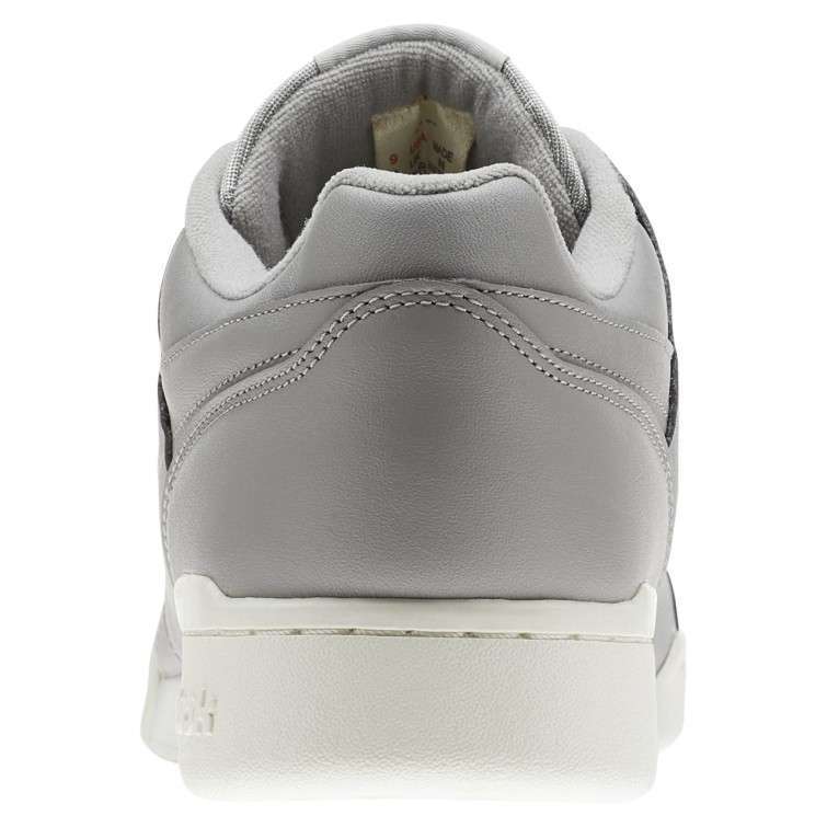 Reebok Men's Workout Plus MU Shoes,CN4967,Vintage-MGH Solid Grey/Power Red