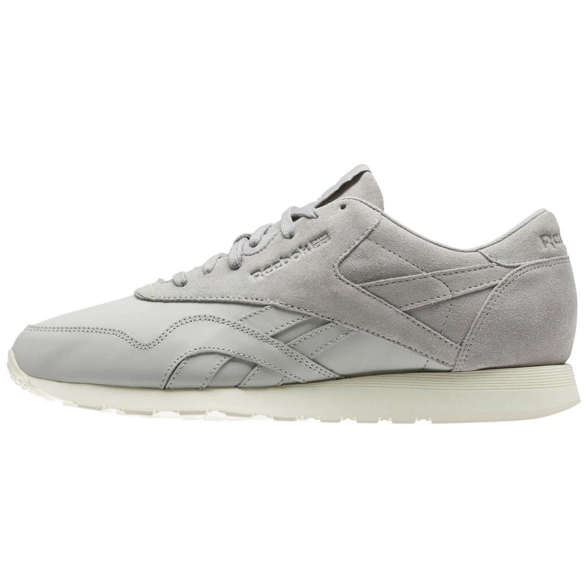 Reebok Men's Classic Nylon Shoes,BS9715/Skull Grey / Stark Grey / Chalk