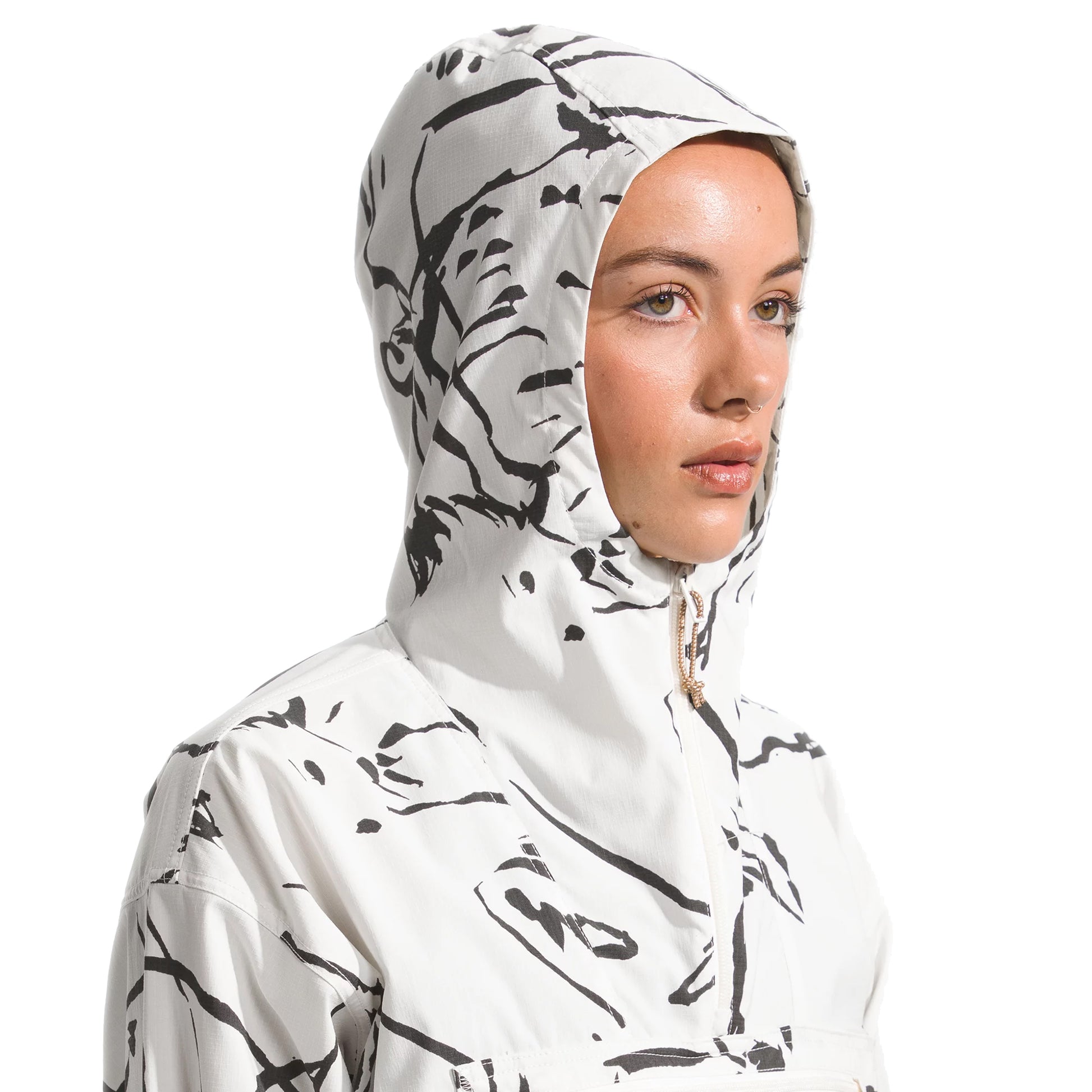 The North Face Women's Class V Pathfinder Pullover - White Dune Coyote