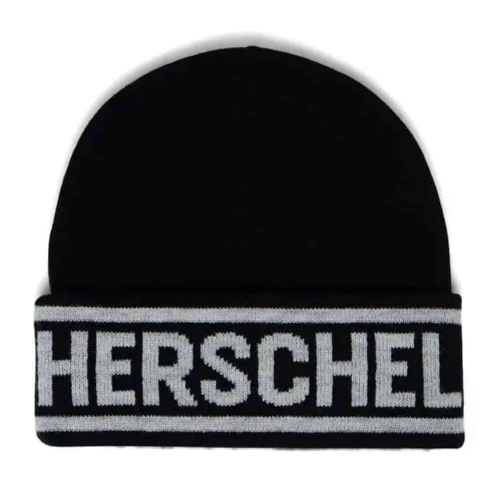 Herschel Elmer Beanie 1229-1831 Black/Heather Light Grey