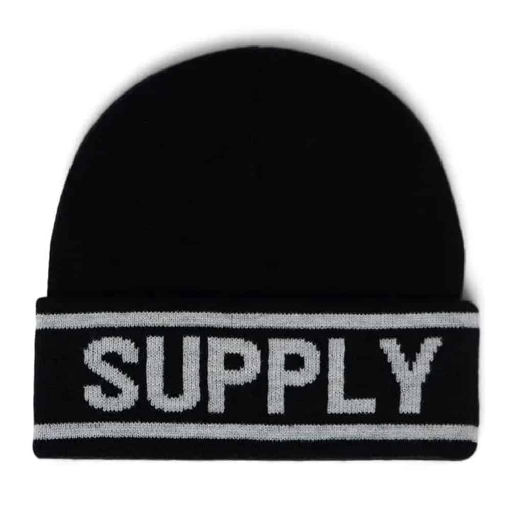 Herschel Elmer Beanie 1229-1831 Black/Heather Light Grey