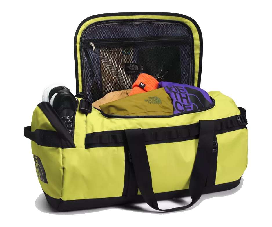 The North Face Base Camp Duffel - Medium  NF0A3ETPC6T SULPHUR SPRING GREEN / TNF BLACK