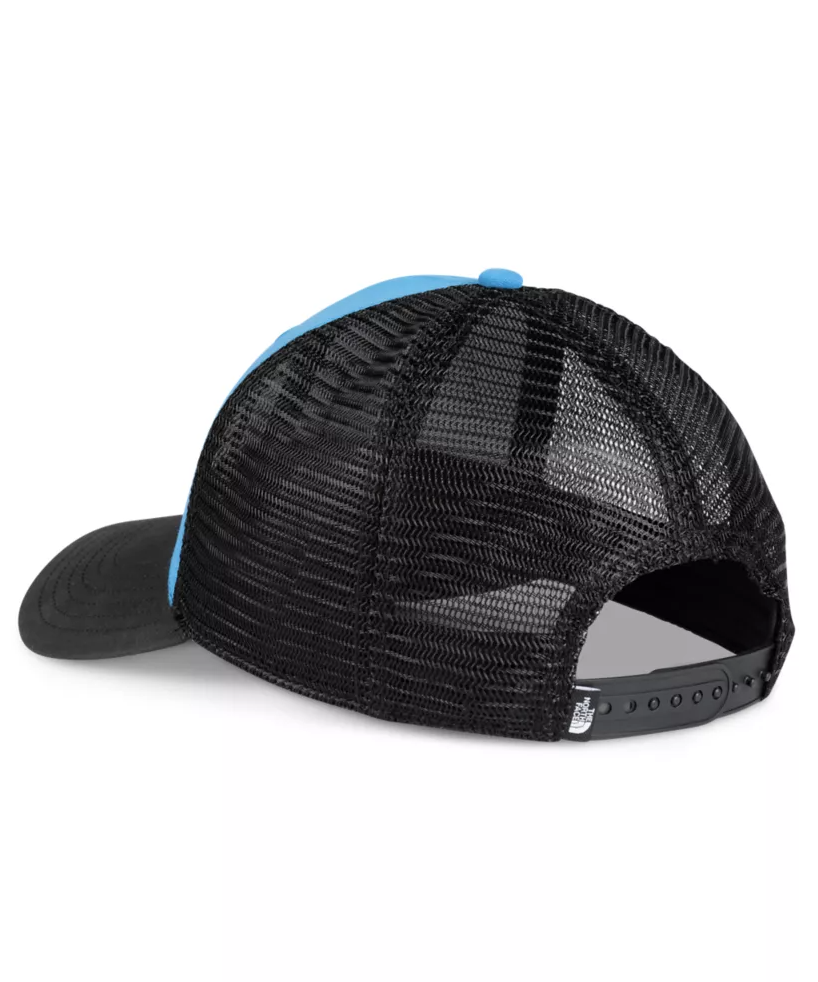 The North Face Box Logo Trucker Hat - Moroccan Blue/TNF Black NF0A3FKKXY01