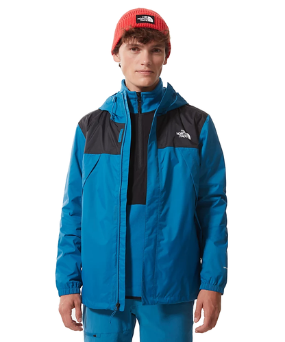 The North Face Men's Antora Rain Jacket NF0A7QEYNTP TNF Black/Banff Blue