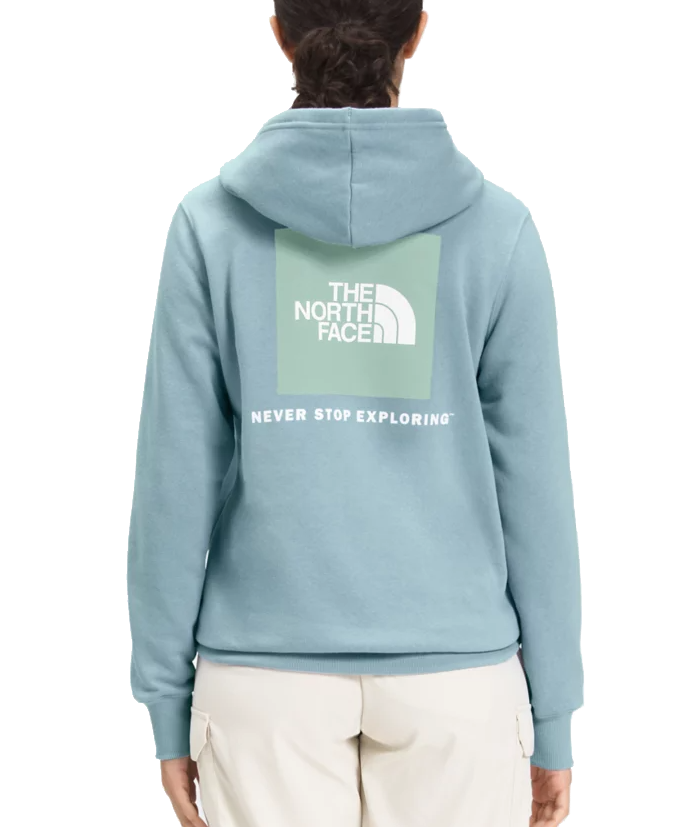 The North Face Women's Box NSE Pullover Hoodie NF0A475YBDT - Tourmaline Blue