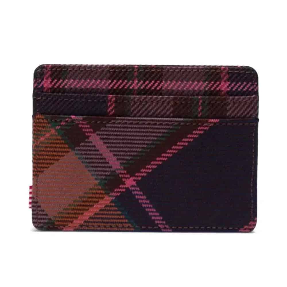 Herschel Charlie RFID Wallet - Slate Rose Plaid 10360-05699